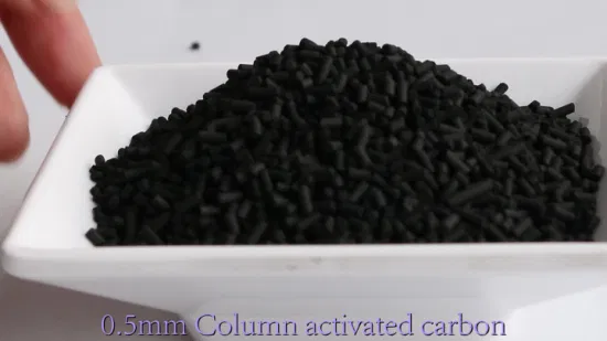 Carbón activado columnar para petróleo